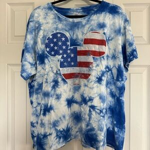 Disney Americana Tie Dye T-Shirt
